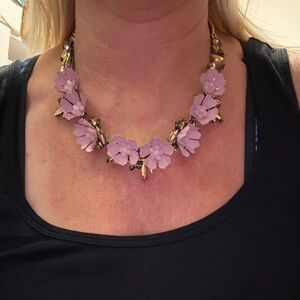 Simply Vera Vera Wang Pink Floral Necklace